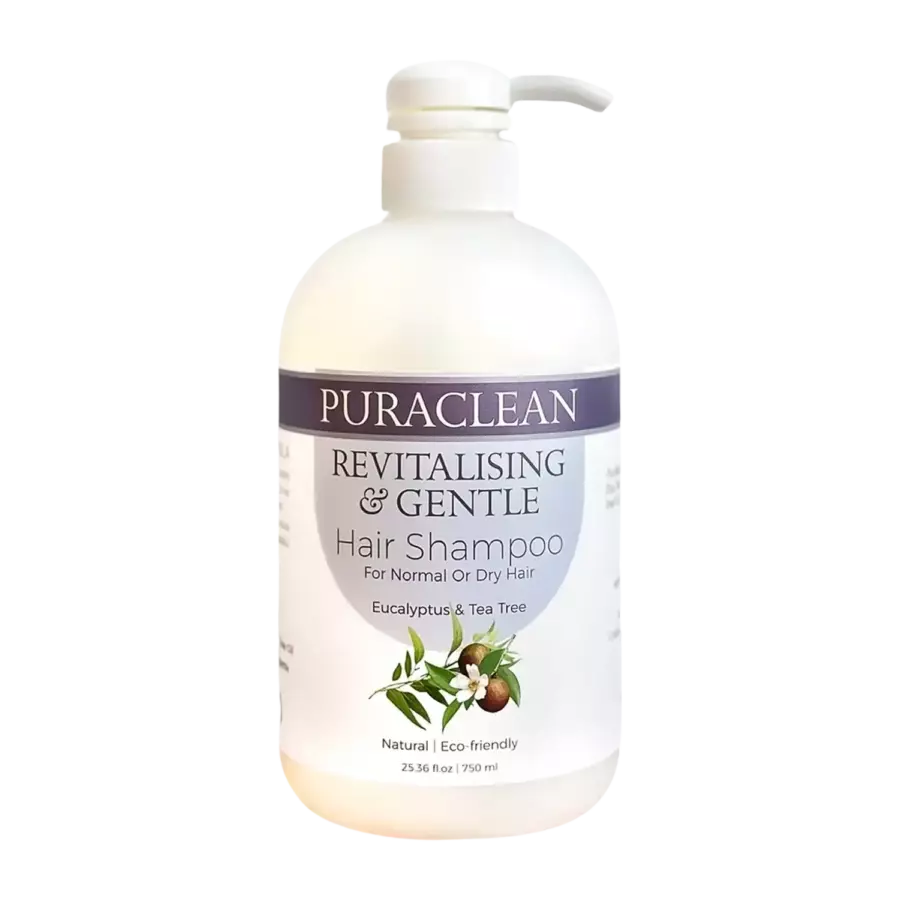 <font size="3">Revitalising and Gentle Hair</font><br><font size="5" color="black">Shampoo</font>