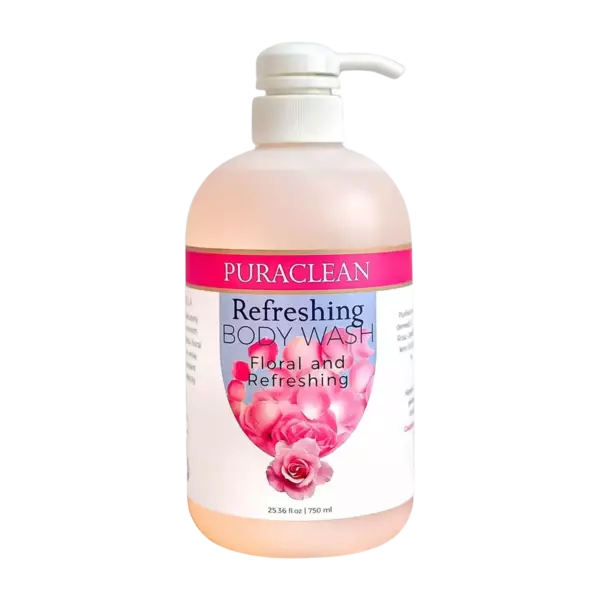 <font size="3">Refreshing</font><br><font size="5" color="black">Body Wash</font>